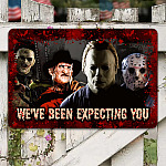 4LV. Weve Been Expecting Metal Sign (2) Metal Sign Mockup 8
