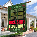 18H. I Hate Golf_30x40 House Flag Mockup 3