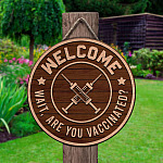 9NH. Are You Vaccinated doorsign(5) Door Sign Mockup 2
