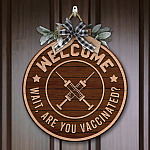9NH. Are You Vaccinated doorsign(5) Door Sign Mockup 7