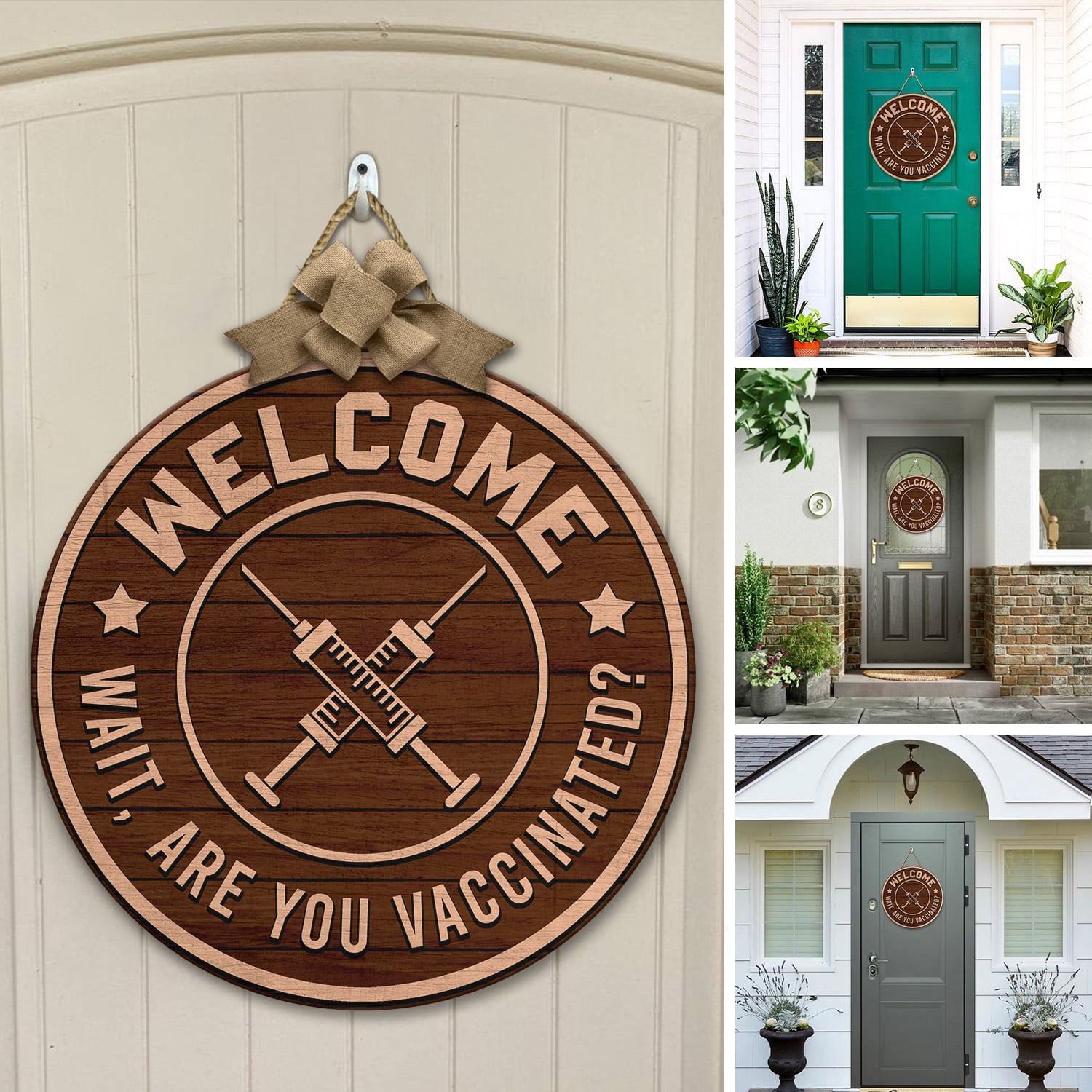 9NH. Are You Vaccinated doorsign(5) Door Sign Mockup 12