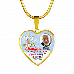 Sometimes I Just Look up Smile and Say I Know that Was You Personalized Photo Memorial Heart Pendant Necklace - Jesus Cross Bangle Sometimes I Just Look up Smile and Say I Know that Was You Personalized Photo Memorial Heart Pendant Necklace - Jesus Cross Bangle