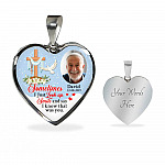 Sometimes I Just Look up Smile and Say I Know that Was You Personalized Photo Memorial Heart Pendant Necklace - Jesus Cross Bangle Sometimes I Just Look up Smile and Say I Know that Was You Personalized Photo Memorial Heart Pendant Necklace - Jesus Cross Bangle