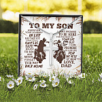 To My Son Wherever Your Journey In Life May Take You I Pray You'll Always Be Safe Artisan Crafted Cross Necklace