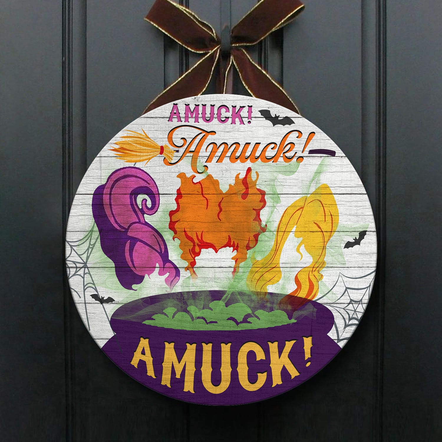14H. Amuck Amuck Hocus_fix Door Sign Mockup 1