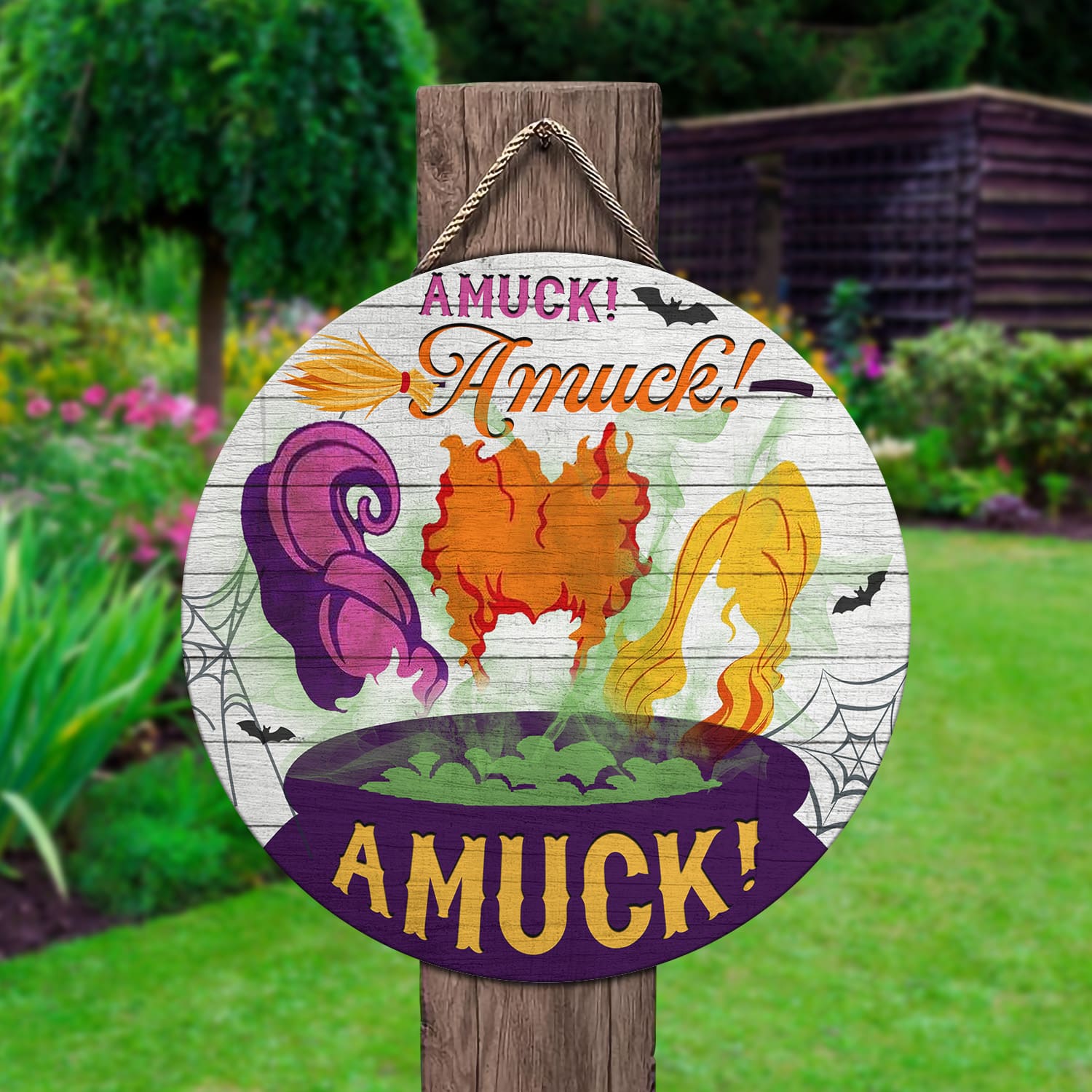 14H. Amuck Amuck Hocus_fix Door Sign Mockup 2