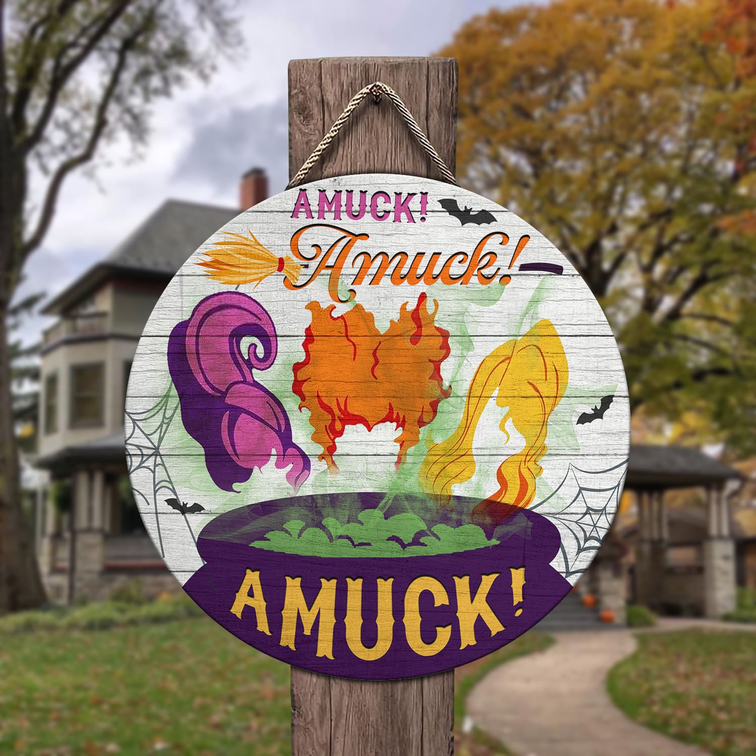 14H. Amuck Amuck Hocus_fix Door Sign Mockup 3