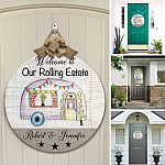 3H. Rolling Estate (Sample Design) Door Sign Mockup 12