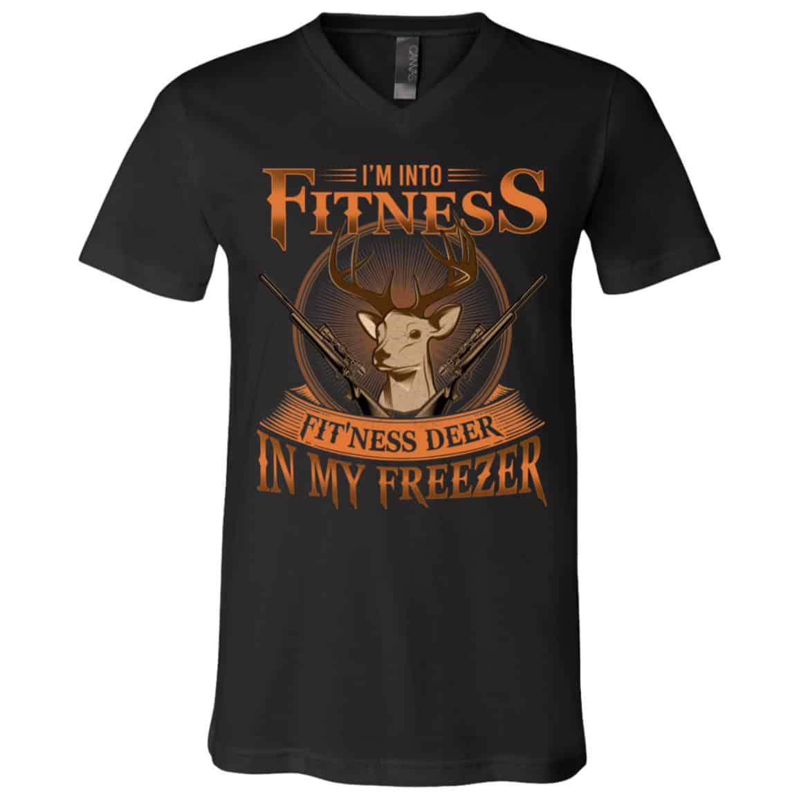 I'm Into Fitness Fit'ness Tshirt, Black, V-Neck T-Shirt I'm Into Fitness Fit'ness Tshirt, Black, V-Neck T-Shirt