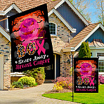 3KT. Boo Scare Away Breat Cancer-30X40 Garden & House Mockup 3