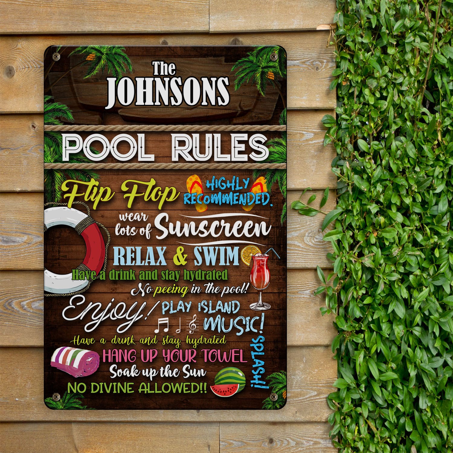 3MH. Pool Rules Metal Mockup 6
