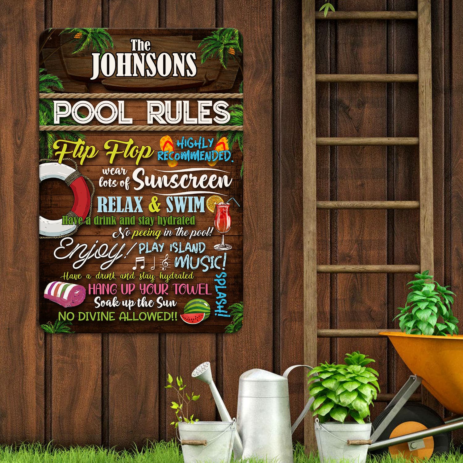 3MH. Pool Rules Metal Mockup 7