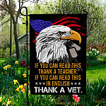1MH. Thank A Vet 30x40 Garden Flag Mockup 5