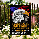 1MH. Thank A Vet 30x40 Garden Flag Mockup 6