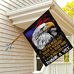 1MH. Thank A Vet 30x40 House Flag Mockup 2