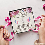 To My Future Aunt I May Just Be A Bump Aunt To Be Love Knot Necklace - Soon To Be Aunt Gifts