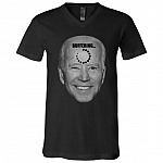 Joe Biden Buffering T-shirt, Black, V-Neck T-Shirt
