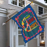 2O. Kindness Peace-30x40 House Flag Mockup 6