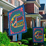 2O. Kindness Peace-30x40 Garden & House Mockup 2