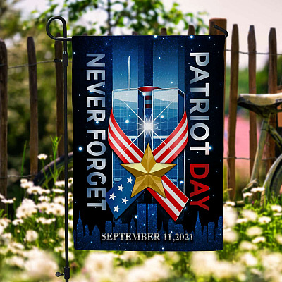 9/11 Never Forget Patriot Day September 11 2021 Decorative Indoor Outdoor Flag - All Gave Some Some Gave All Flag