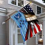3KT. US Air Force Veteran_30x40_side 1 House Flag Mockup 6