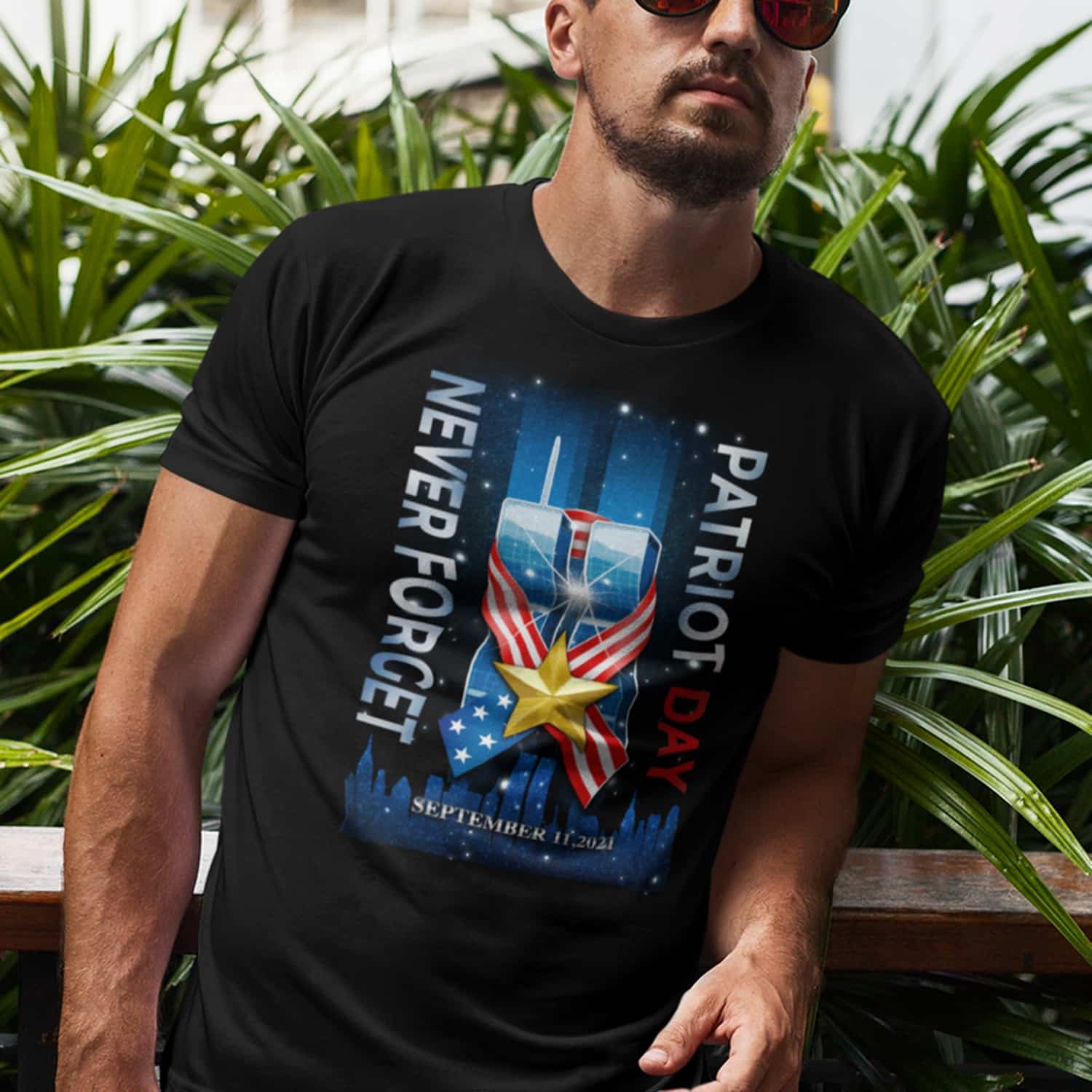 9/11 Never Forget Patriot Day September 11 2021 T-Shirt - 20th ...