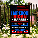 46 HG UU TIEN. Impeach Biden Harris_30x40 Garden Flag Mockup 6