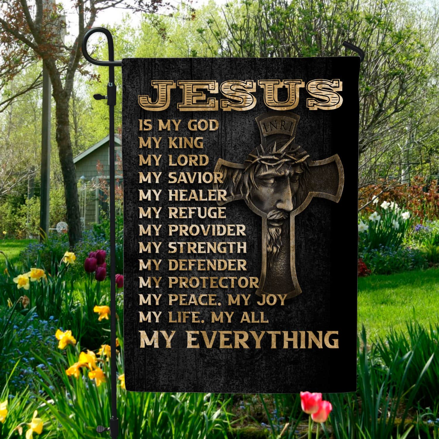 30x40 Garden Flag Mockup 5