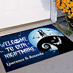 5VT. Welcome To Our Nightmare (Sample Design) Doormat mockup 11