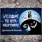 5VT. Welcome To Our Nightmare (Sample Design) Doormat Mockup 13