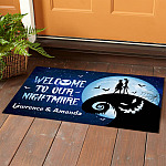 5VT. Welcome To Our Nightmare (Sample Design) Doormat mockup 1