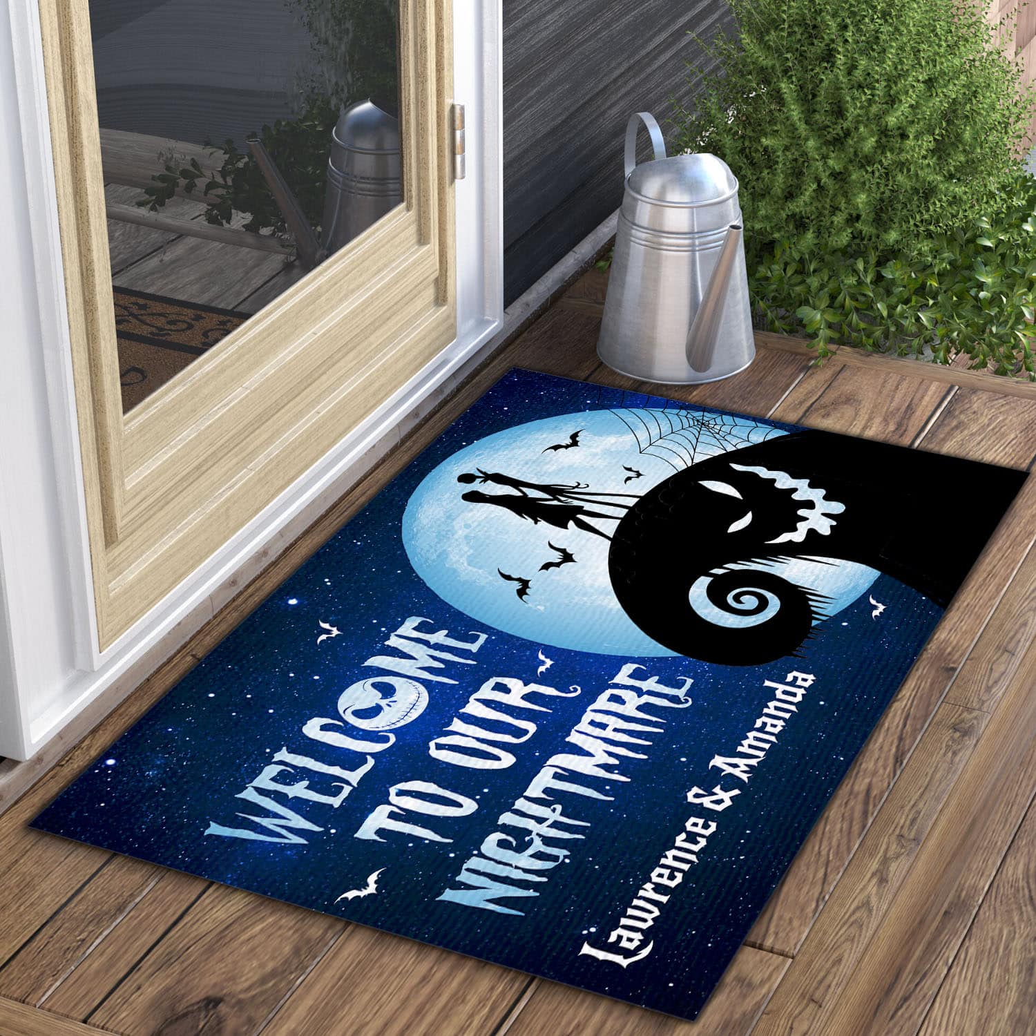 5VT. Welcome To Our Nightmare (Sample Design) Doormat mockup 3
