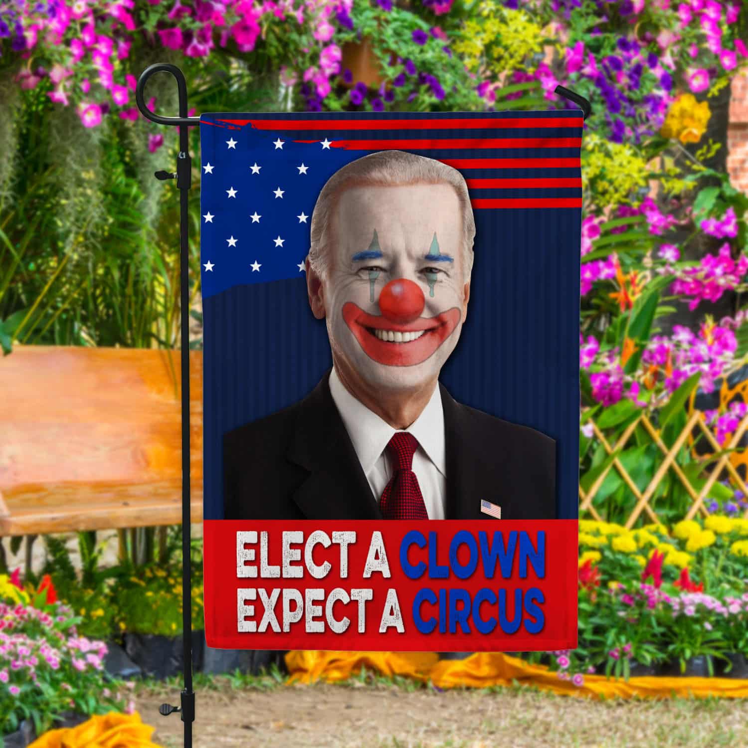 Size 30x40 Garden Flag Mockup 4