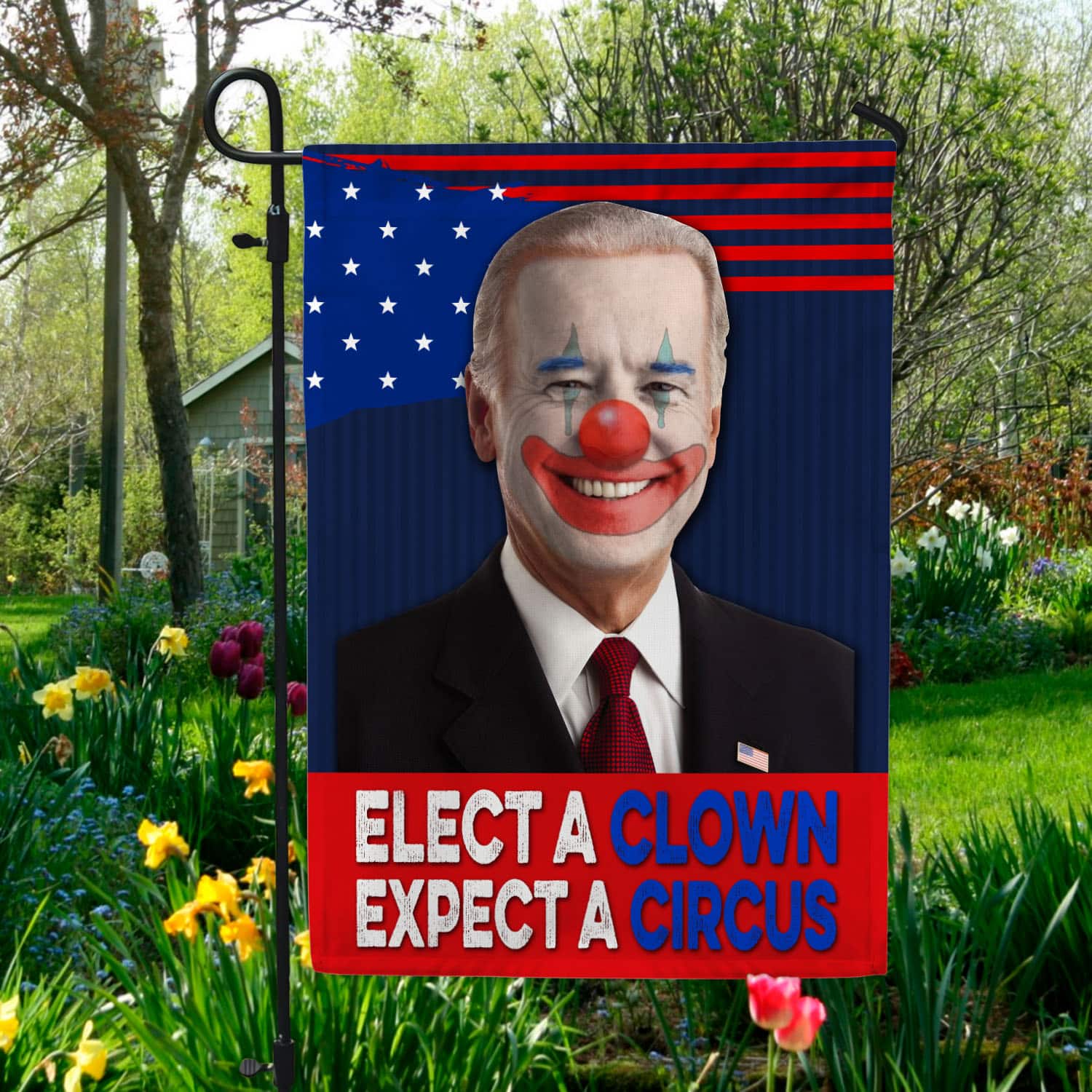 Size 30x40 Garden Flag Mockup 5