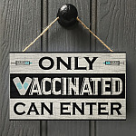 9Th. Only Vaccinated-doorsign Mockup 8