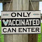 9Th. Only Vaccinated-doorsign Mockup 11