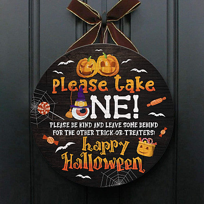 Wooden Door Sign