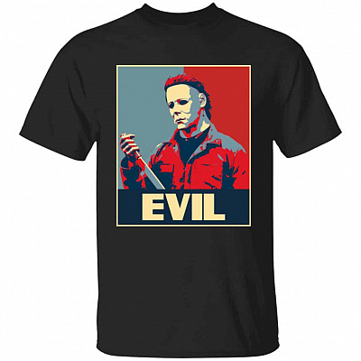 Evil Tshirt, Black, Unisex T-Shirt