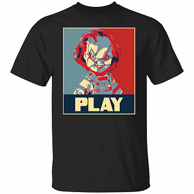 Play Chucky Horror, Black, Unisex T-Shirt