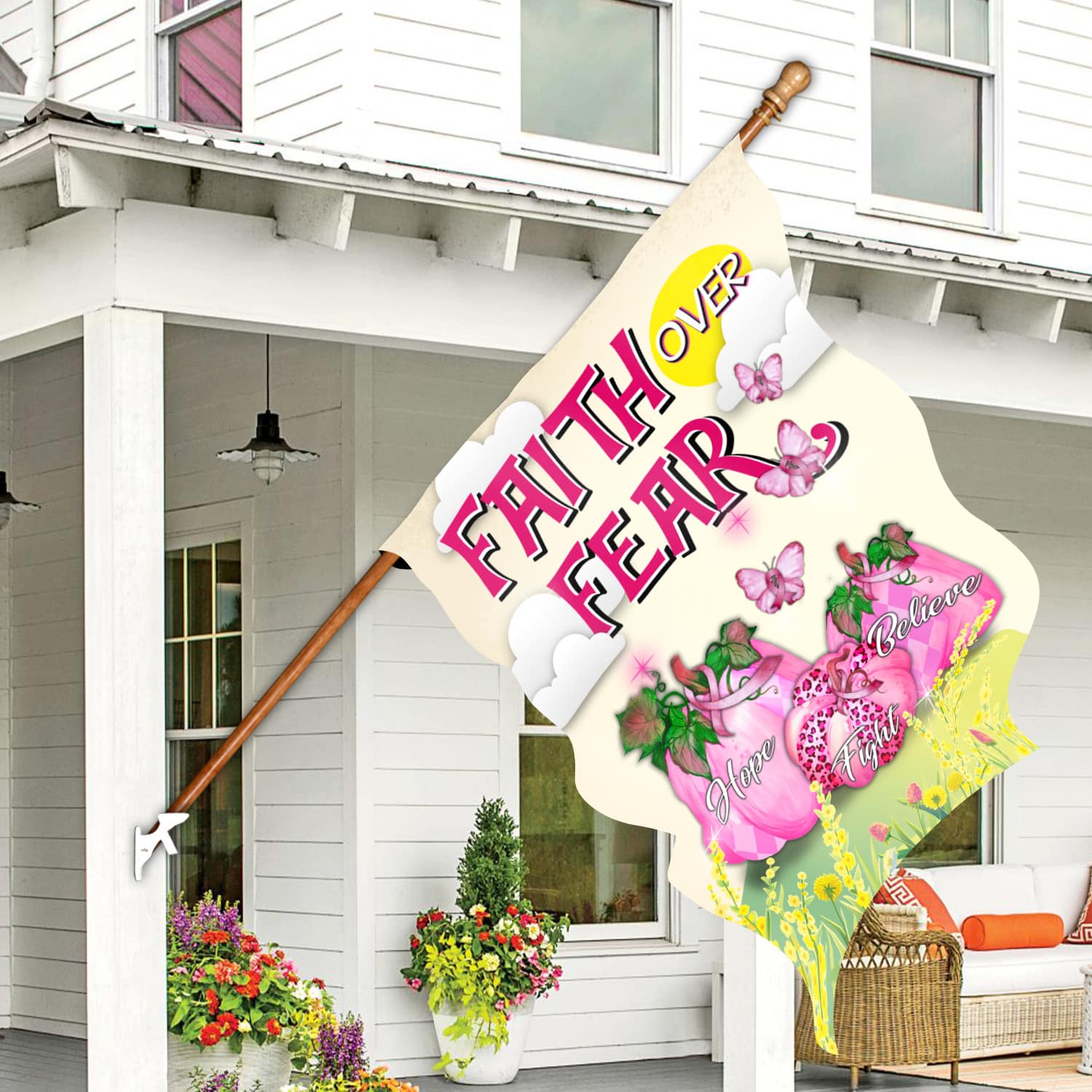 30x40 House Flag Mockup 7