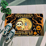 5KT. Nothing Scares Me Diabetic Doormat (3) Doormat mockup 5