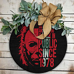 1KT. Michael Myers Social Distance Door Sign Mockup 11
