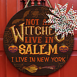 6KT. Not All Witches Live In Salem-Sample Design Door Sign Mockup 10