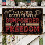 6LV. This House is Scented (Metal Sign) (5) Metal Sign Mockup 8
