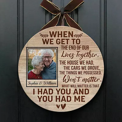 Wooden Door Sign