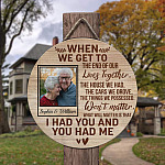 4O. Lives Together-sample design Door Sign Mockup 3