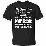 black, Black, Unisex T-Shirt