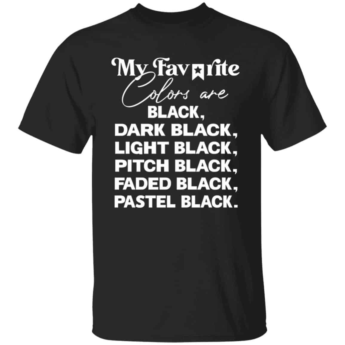 black, Black, Unisex T-Shirt