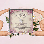 From Grandma To My Granddaughter A Link That Can Never Be Undone Love Knot Necklace