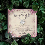 From Grandma To My Granddaughter A Link That Can Never Be Undone Love Knot Necklace